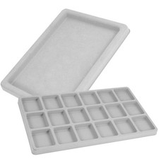 2pcs Bead Flocked Board Trays Boards Making Bracelet Mats Grey Design Tool Gi...