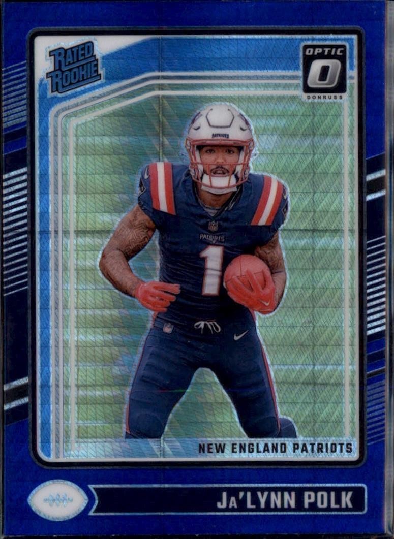 2024 Donruss Optic #240 Ja'Lynn Polk Blue Hyper