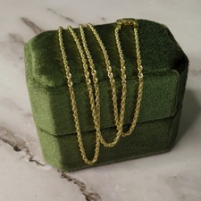 14k Yellow Gold Michael Anthony Rope Chain Necklace 18&rdquo; 1.5mm 4g 