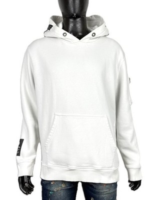 Alpha Industries Herren Sweatshirt Größe 2XL Hoodie Weiß Kapuze Logo MA-1