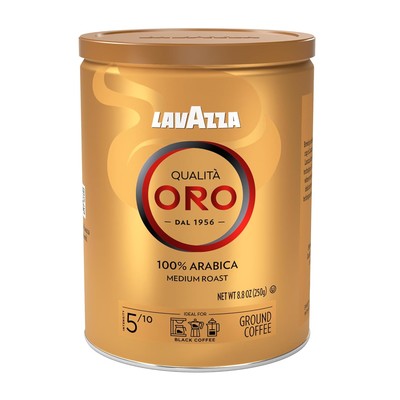 Lavazza Qualità Oro Ground Coffee, Medium Roast, 100% 8.82 Ounce (Pack of 4) 