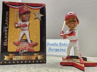 Barry Larkin Cincinnati Reds MLB 2015 SGA Bobblehead NIB Stars Of The Queen City