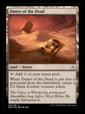 Dunes of the Dead Hour of Devastation Light Play MTG Magic the Gathering