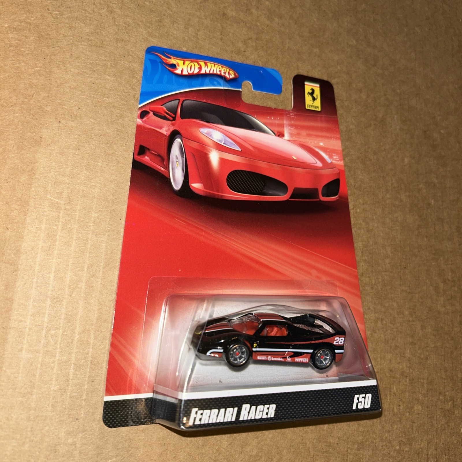 2007 Hot Wheels Ferrari Racer Ferrari F50 Car 