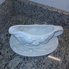 Oversized Fall Gravy Boat W/Matching Plate~Thanksgiving~Pumpkins~Vintage — photo 2