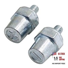 Biaungdo One Pair Zinc Alloy Battery Side Terminal Charging Posts Fit 8mm