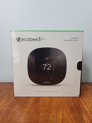 Ecobee3 Lite Smart Thermostat - Black (EB-STATE3LT-02) Brand New Sealed