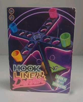   Hook Line & Drinker   Goliath Games Party Board Game  New, Open Box 