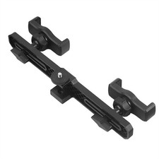 1 Set Universal Mobile Phone Holder Bracket Kit Dual Adjustable Crossbar Clip