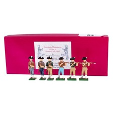 Hampton Miniatures A253 Minutemen Boxed American Irregular 54mm Metal Soldiers