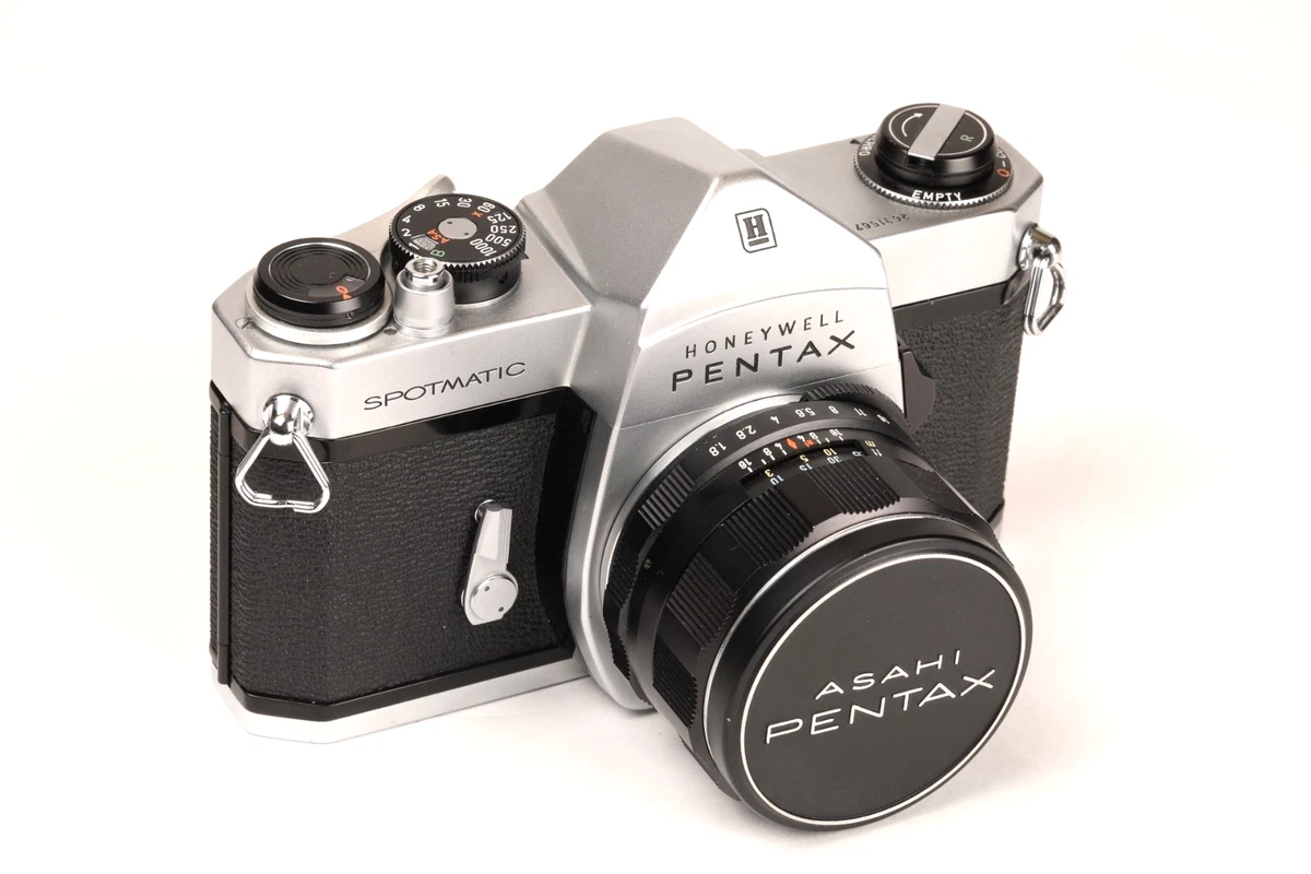Pentax Spotmatic Silver Film Camera & 55mm f1.8 Super-Takumar Lens