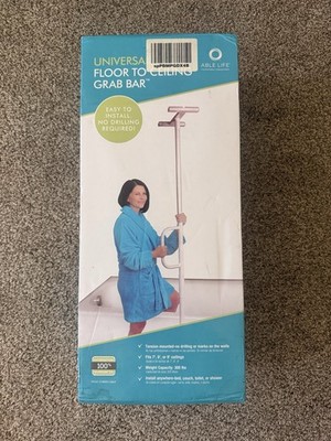 Able Life Universal Floor to Ceiling Grab Bar