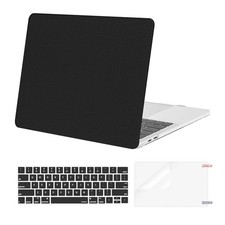 MOSISO Compatible with MacBook Pro 13 inch Case M2 2026-2016 A2338 M1 Black 