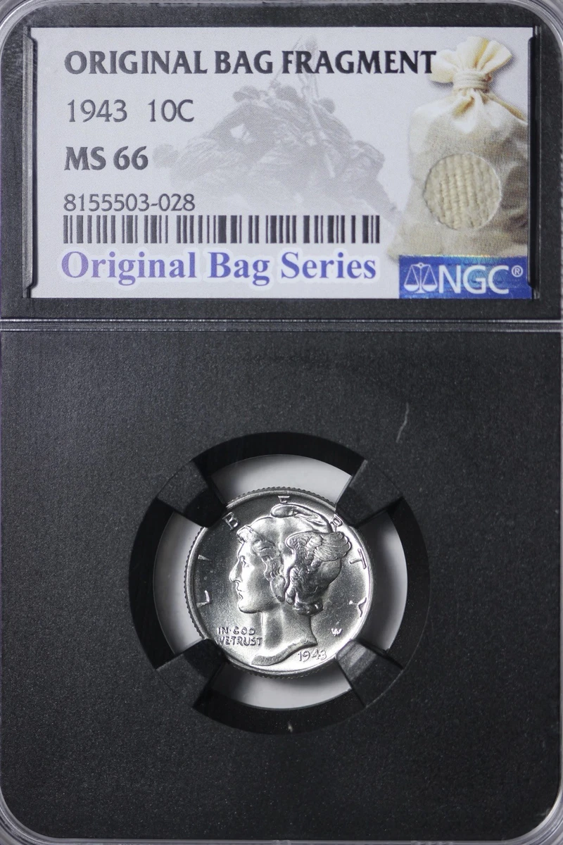 MS 66 Graded 1943 Year Mercury Dimes (1916-1945) for sale | eBay