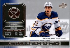2023-24 Upper Deck Rookie Retrospective #RR16 Jack Quinn - HKY