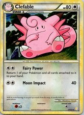 Clefable 3/123 Holo Rare HeartGold & SoulSilver Pokemon NM on eBay