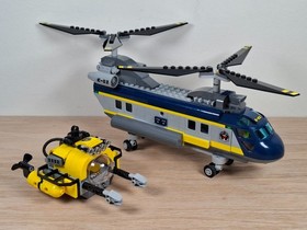 LEGO 60093 City Deep Sea Helicopter Complete with Instructions No Box