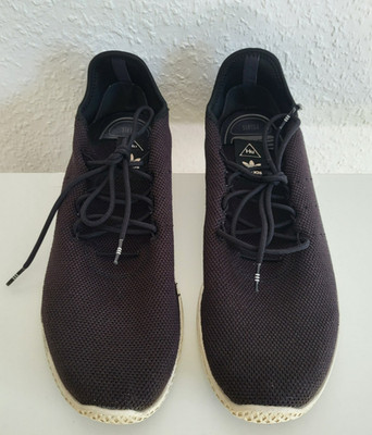 Adidas Pharrell Williams Tennis HU AQ1056 Schuhe Sneaker Schwarz Gr. 47 1/3
