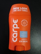 Carpe Underarm Antiperspirant Deodorant FRESH POWDER 1.76oz Exp: 02/2028