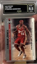2003 UPPER DECK Rookie LeBron James Phenomenal Beginning Grades Lakers USA Flag