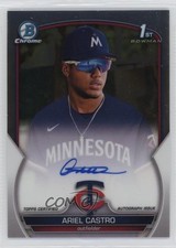 2023 Bowman Chrome Prospect Auto Ariel Castro #CPA-AC Auto 05nu