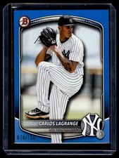 CARLOS LAGRANGE 2025 BOWMAN DRAFT BLUE BORDER #BD-132 076/150
