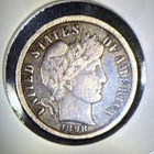 1898 Barber Dime 10C Silver 0.9 Fine Philadelphia Mint Circulated
