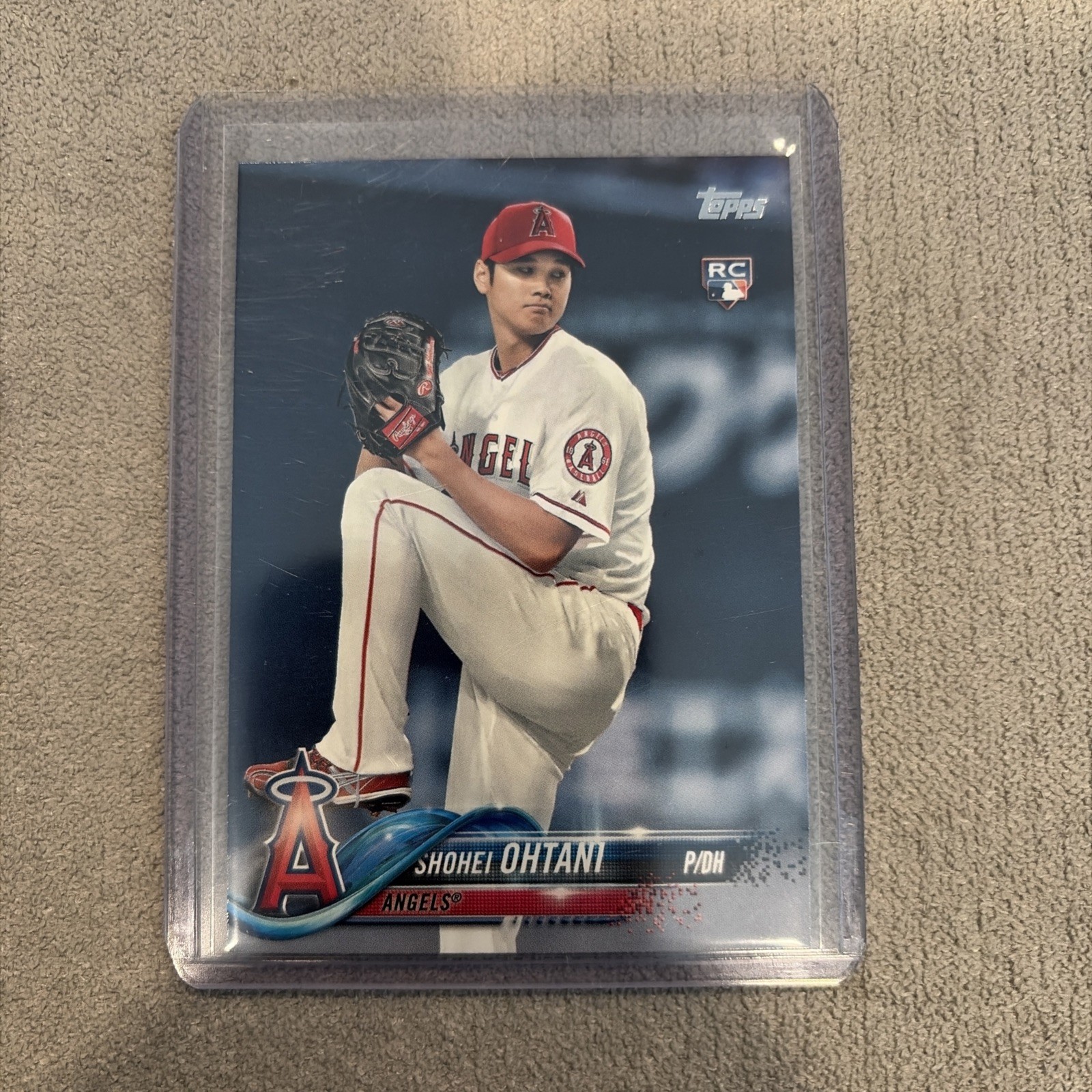 Topps 2018 Series 2 Shohei Ohtani #700 RC Rookie White Jersey Angels MVP