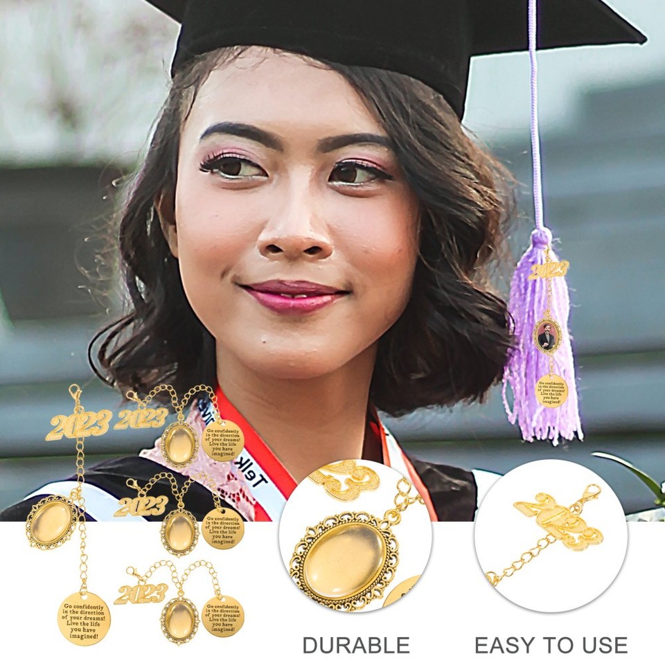 4 Pcs Graduation Cap Decorations Kit Diy Hanging Ornaments Accessory 4-pcs-graduation-cap-decorations-kit-diy-hanging-ornaments-accessory