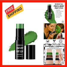 Face Paint Stick Light Green Highly Pigmented Full Coverage Washable Cream
