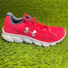Under Armour Micro G Assert 6 Girls Size 5Y Pink Athletic Running Shoes Sneakers