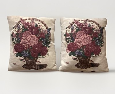 Glynda Turley Style Rose Rhapsody Decorative Tapestry Cushion Pillow 15x13 