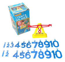 Merit Toys COUNT AND BALANCE Learning & Counting Scales - Vintage 1980's