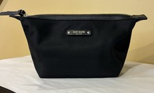 Kate Spade Make Up Bag Wilson Road Jodi Black Nylon Excellent