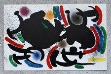 JOAN MIRO LITOGRAFIA ORIGINAL VII GROSSE ORIGINAL-LITHOGRAFIE 1972 MOURLOT 863