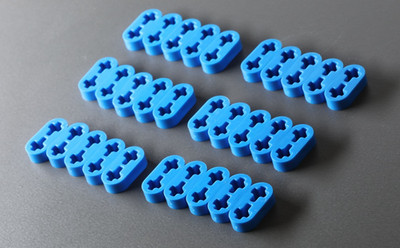 LEGO Technic: 30x Liftarm 1 x 2 thin (Axle Holes), blau
