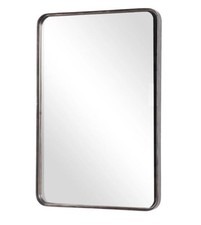 Delacora Contemporary 36" x 24" Rectangular Vanity Bathroom Wall Mirror