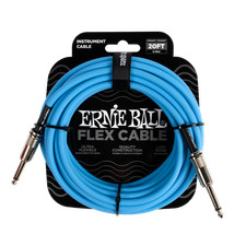 Guitar Instrument Cable Ernie Ball 20ft Blue 100% Genuine
