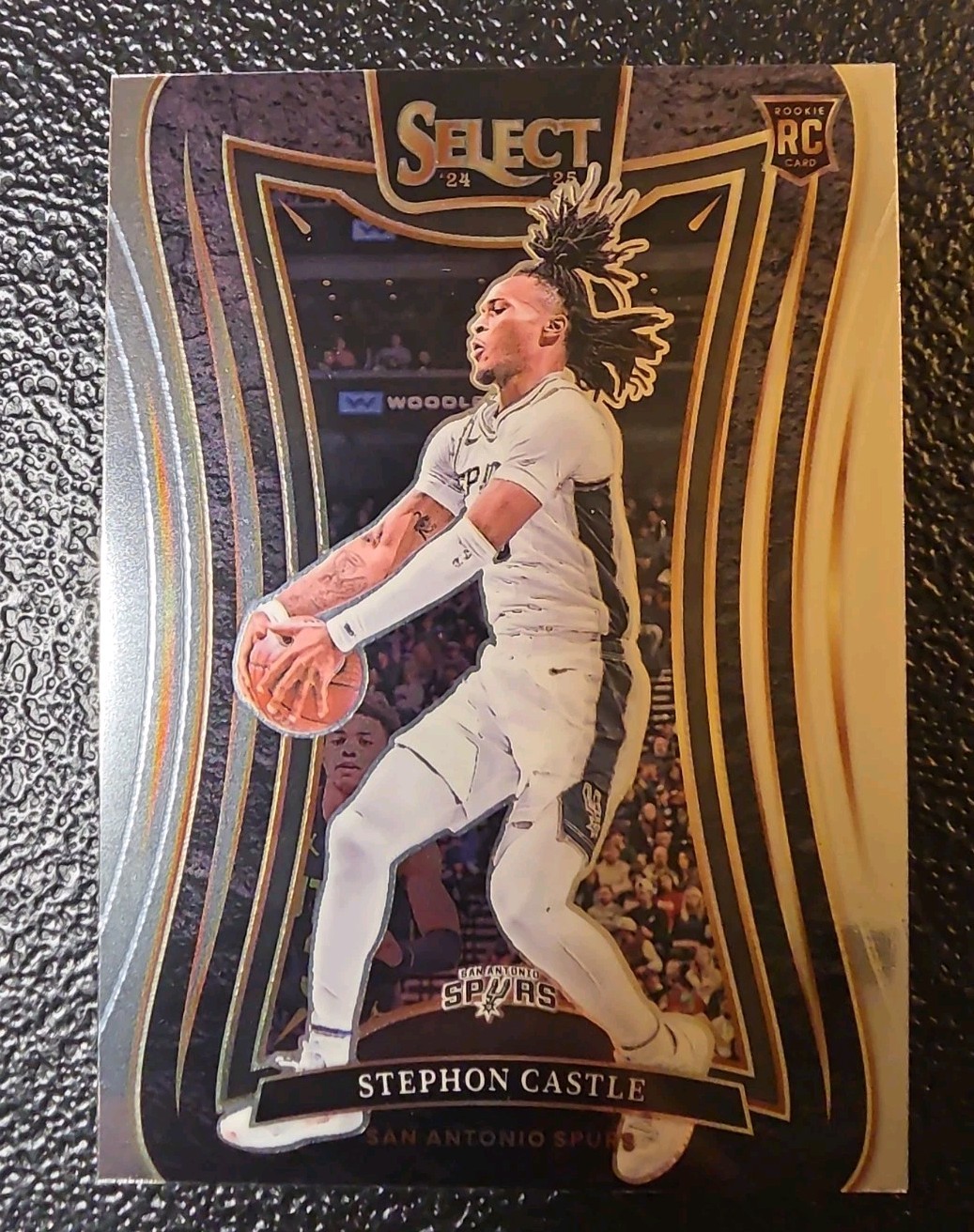 2024-25 Panini Select - Mezzanine Stephon Castle #388 Spurs RC