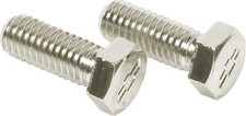 Stainless Steel Chevrolet Small Block Water Neck Bolt Set With Bow Tie Logo 2 Stainless Steel Chevrolet Small Block Water Neck Bolt Set With Bow Tie Logo 2