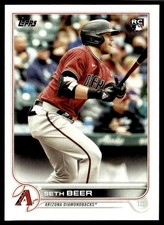 2022 Topps Seth Beer Rookie Arizona Diamondbacks #345