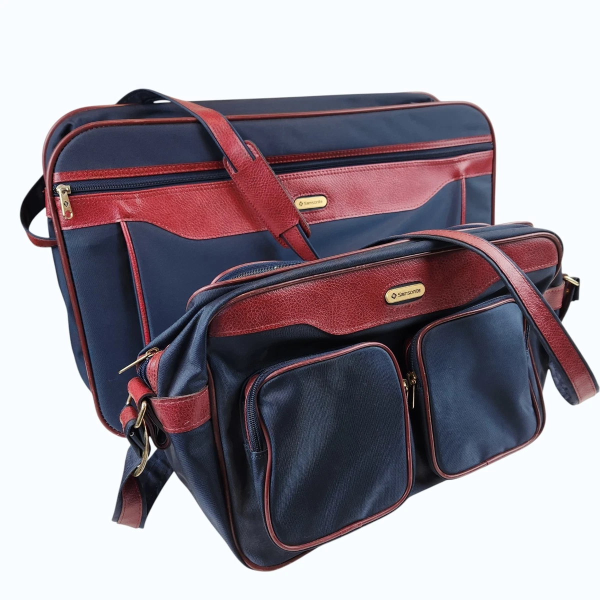 Blue Lightweight Vintage Luggage Sets Travel Accessories for sale
