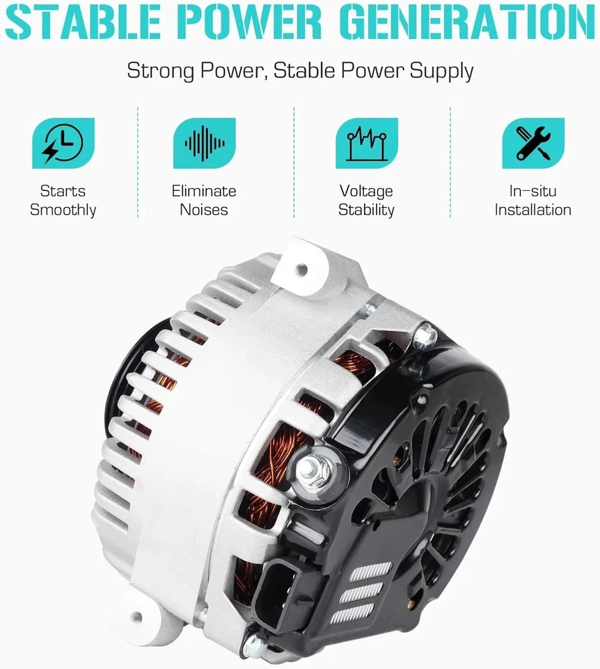 Nuevo alternador 4,6 L para Lincoln Continental Aviator Ford Mercury 1996-2004 Foto 3 de 4