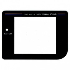 Front Screen for Nintendo Game Boy Classic, Plastic, Black