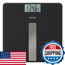 Taylor Light Powered Digital Bath Scale, 400lb, Large Durable Platform
