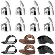 14 PCS Steel Finger Picks Set, Adjustable Banjo 2.5 x 1.8 x 0.3 cm