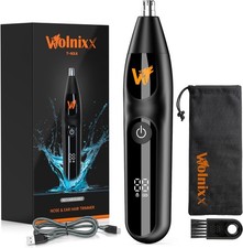 USB Rechargeable Nose Hair Trimmer for Men Women Wet Dry Ear Hair Clipper
