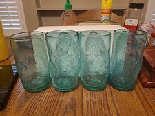 4 BLENKO GLASS  PINCHED TUMBLERS 6