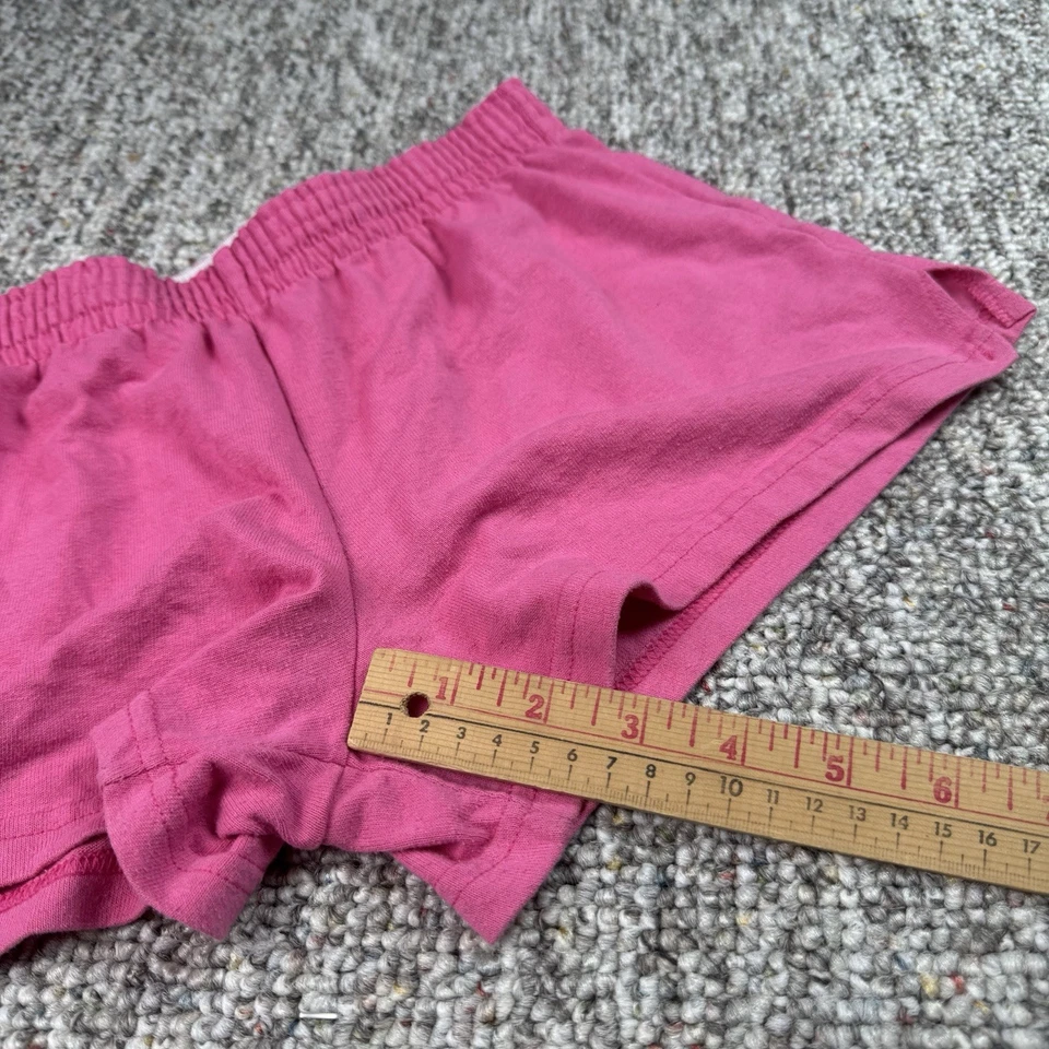Pantalones Cortos Soffe Para Mujer Talla XS Tiro Bajo Rosa Activo Elastizado Cintura Elástica Pull On Foto 4 de 4