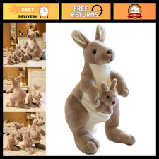 Soft Plush Kangaroo Stuffed Animal Toy - Perfect Gift for Kids, Boys  Girls